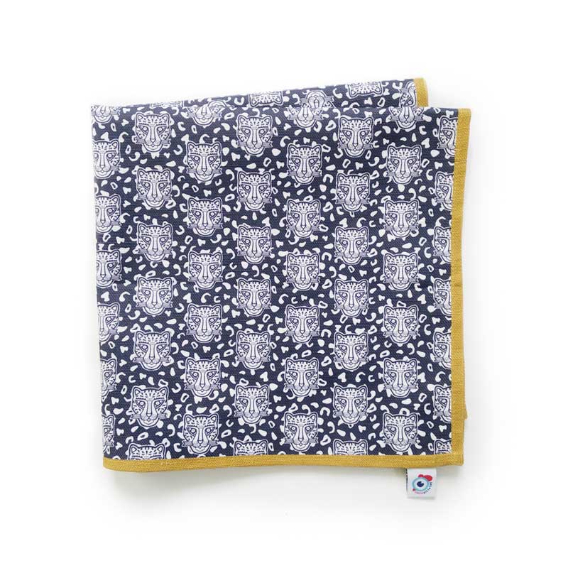 Lot de 2 serviettes de table - Léopard Famille GRRR - bord coloré au choix – Image 11