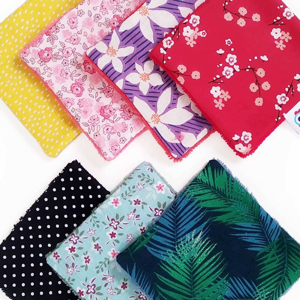 Coton Démaquillant Lavable x7 rainbow semainier multicolor 10x10cm – Image 5